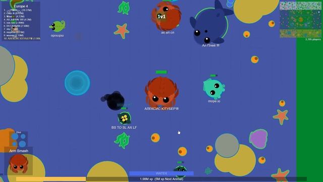 ИГРАЮ В МОПИО С ПОДПИСЧИКАМИ! ЭВОЛЮЦИЯ ЖИВОТНЫХ MOPE.IO