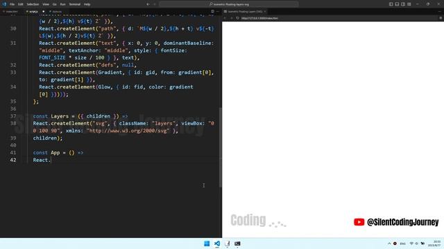 3D Glow Effect Using React & CSS & Javascript | CSS Tutorial | JavaScript Tutorial