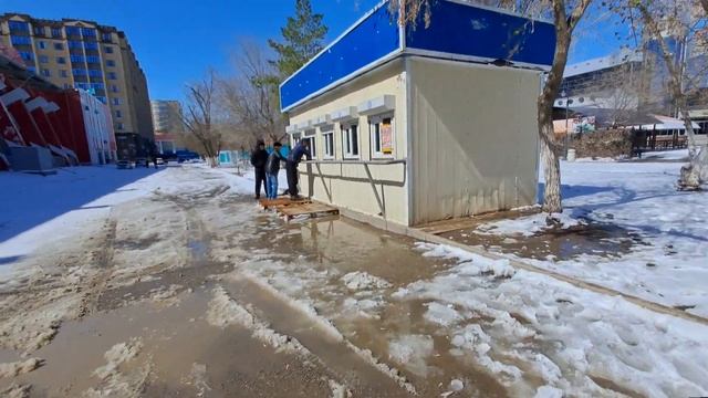 Актобе Атырау матчы не болмақ? Қар жауып жел тұрды / Центральный стадион Қобыланды Касса смотреть онлайн