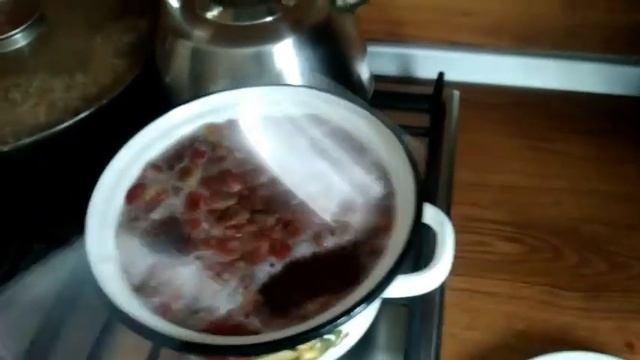 Компотик из свежезамороженных ягод. Компот из земляники и малины. Рецепт.