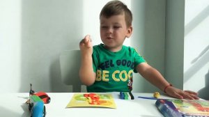 САШОКJUNIOR ЛЕПИТ ИЗ ПЛАСТИЛИНА. КАК СЛЕПИТЬ ЖИРАФА. ЛЕПКА ИЗ ПЛАСТИЛИНА.