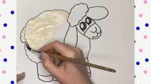 Как нарисовать овечку | Раскраска для детей | How to draw a sheep! Bolalar uchun Qo'y rasm chizish