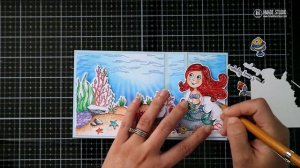 A Little Mermaid Wiper Pop-up Card