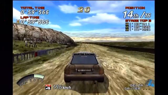 Sega Rally 2 Championship (Gameplay) смотреть онлайн