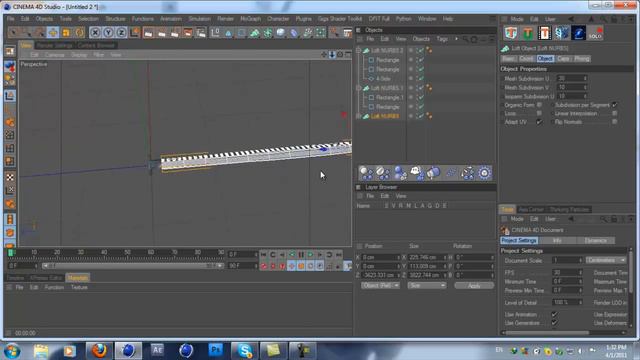 CINEMA 4D -Katana Sword - MODELING TUTORIAL смотреть онлайн