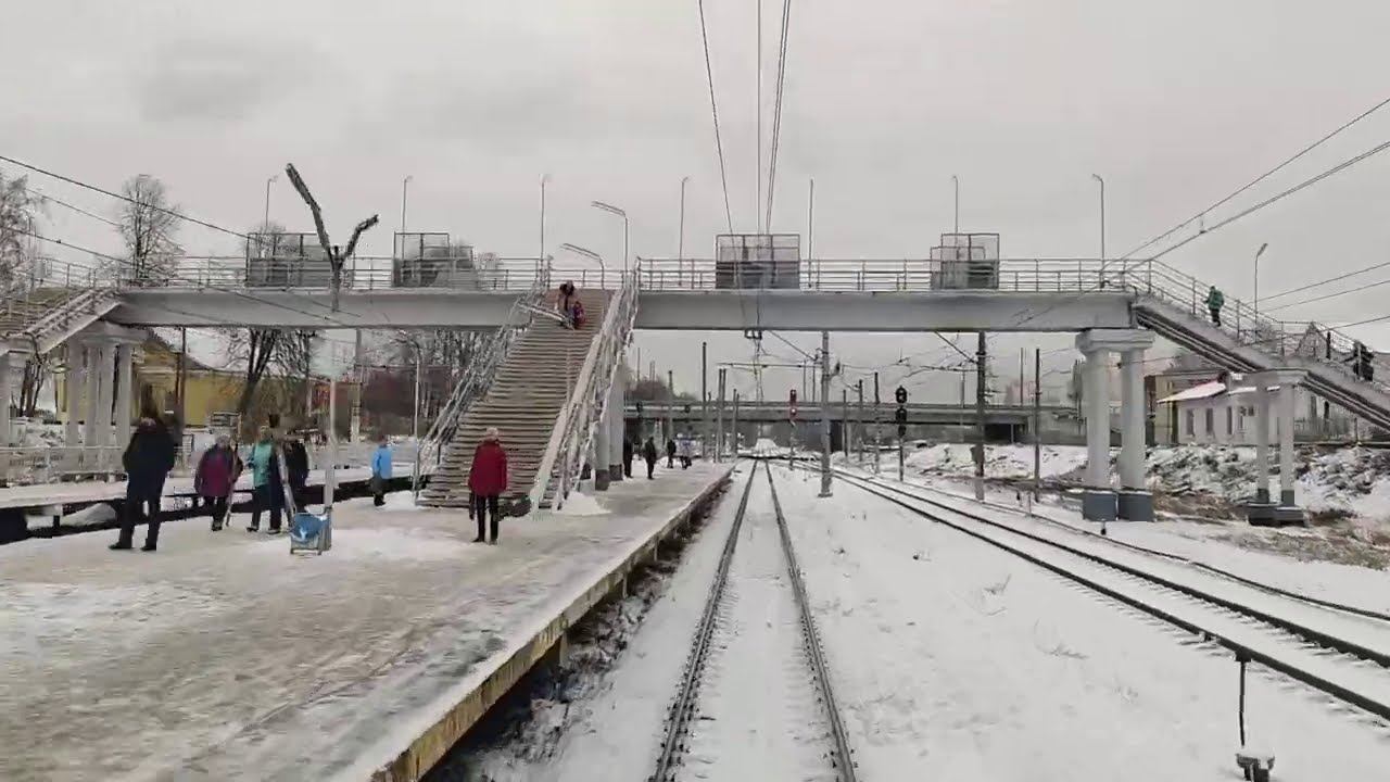 Почувствуй себя машинистом Ласточки! Вид от первого лица по маршруту Санкт-Петербург - Сосново. смотреть онлайн