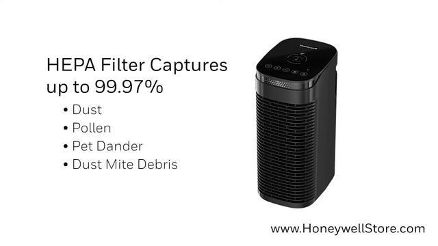 Honeywell InSight HEPA Compact Tower Air Purifier - (HPA080B) смотреть онлайн