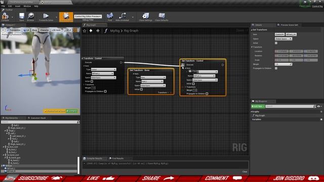 UE4 Control Rig Full Body IK Setup