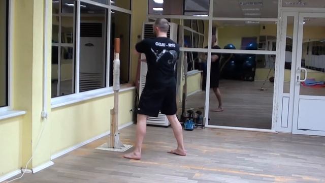 Sensei Aleksandr Grib.Тренировка на макиваре без купюр Ч.1. смотреть онлайн