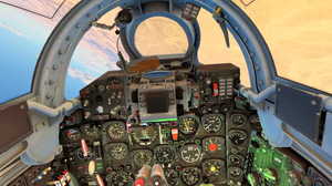 Вылет на Су-7БМК в локации Синай в VR шлеме в War Thunder.