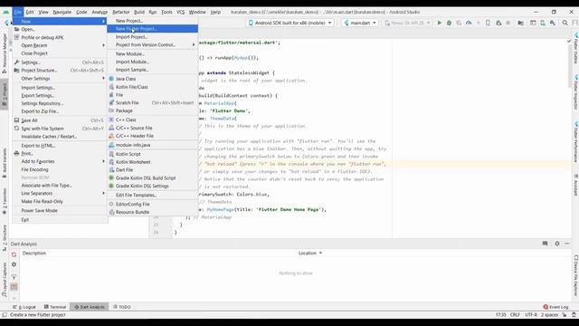 how to install flutter in windows 11 with android studio