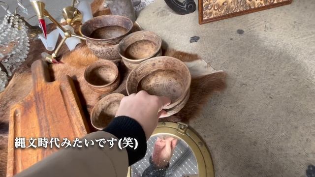 蚤の市ブロカントフランス田舎でお宝が激安アンティーク食器 かご ヴィンテージ ビレロイボッホなどの購入品紹介   Flea Market