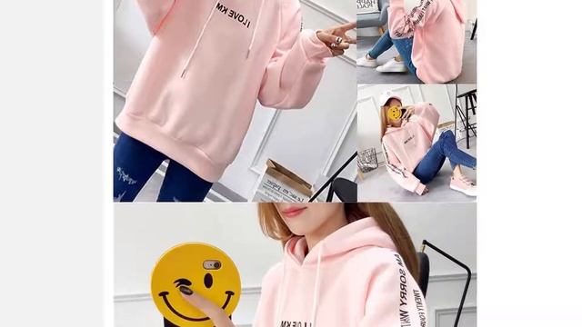 Женская толстовка с длинным рукавом и буквенным принтом пуловер с капюшоном свободный утолщенный же смотреть онлайн