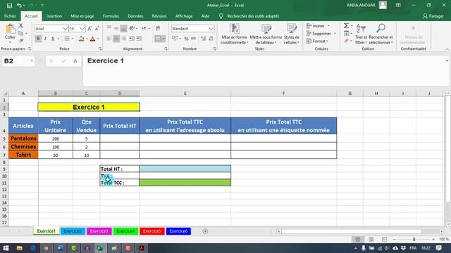 Atelier Excel Partie1 смотреть онлайн