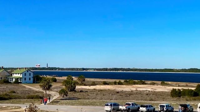 Beautiful view on top Fort Pickens смотреть онлайн