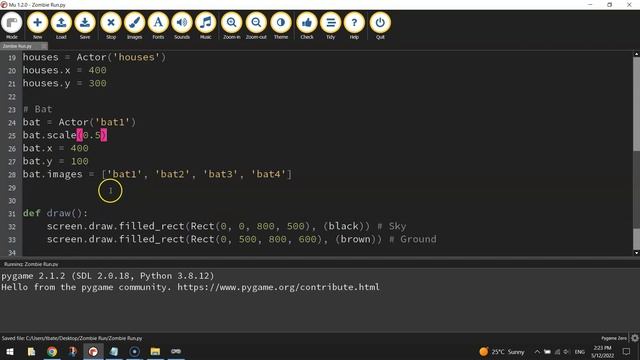PyGame Zero - Zombie Endless Runner Tutorial (Part 2/6) смотреть онлайн