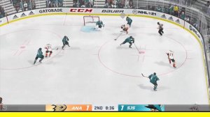 (EA SPORTS NHL 21) (Ducks vs Sharks) Season Gameplay