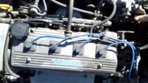 Двигатель с КПП, Toyota 7A-FE - J020522 AT A245E FF AT211 катушка коса+комп