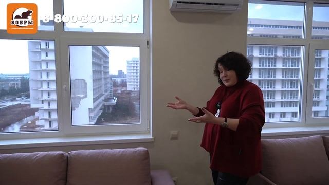 Идеальный ремонт с мебелью Квартиры студии ЖК "4 сезона" Анапа смотреть онлайн
