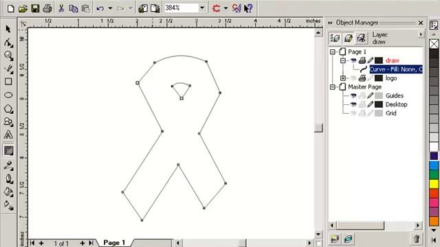 Creating a simple contour fill in CorelDraw смотреть онлайн