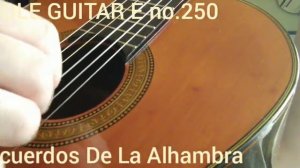 ECOLE GUITARE E no.250                      Recuerdos De La Alhambra