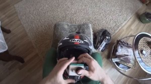 Посылка с AliExpress, крепление экшн камеры на забрало, переднюю часть мотошлема