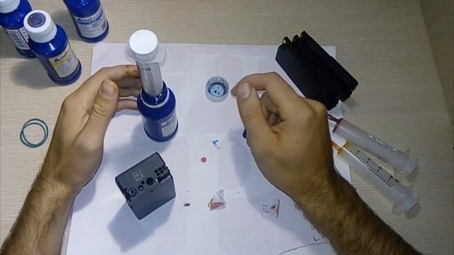 Заправить стартовый картридж. Заправить стартовый картридж