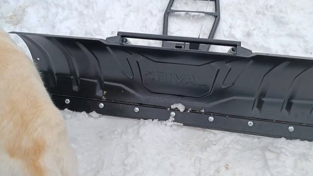 Устанавливаю снегоотвал RIVAL на квадроцикл СТЕЛС ЛЕОПАРД смотреть онлайн