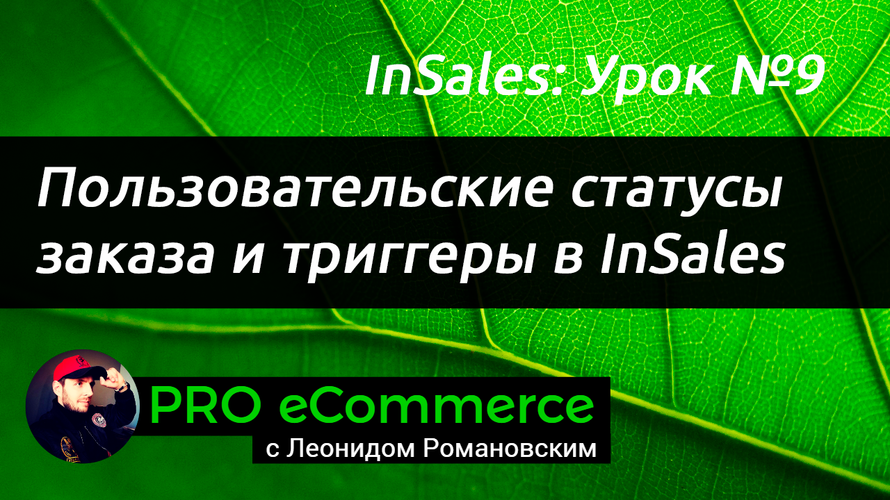 #9 Insales: Пользовательские статусы заказа и триггеры в Insales