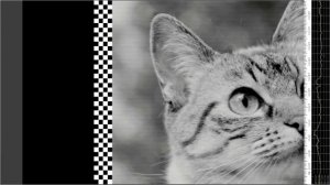 Спектрограмма аудио-файла, полученного преобразованием картинки в звук.