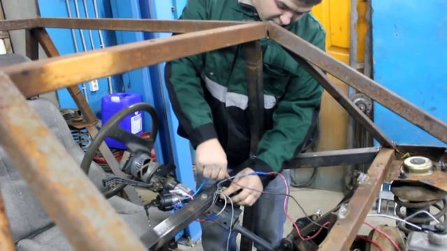 Строим багги из ВАЗ 2109 №2 # Заводим малышку смотреть онлайн