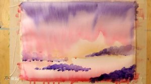 Курс рисования "Акварельная живопись" Начинающие. Урок 0-1. Пейзаж.