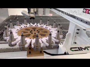 Фрезерный станок с ЧПУ с наклоняемым шпинделем CIMTECH CMT2130-ATC