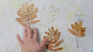 Замачиваю листья в глицерине