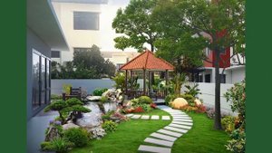 Красивые, уютные дворы частных домов. Оформление и дизайн.Beautiful courtyards of private houses.