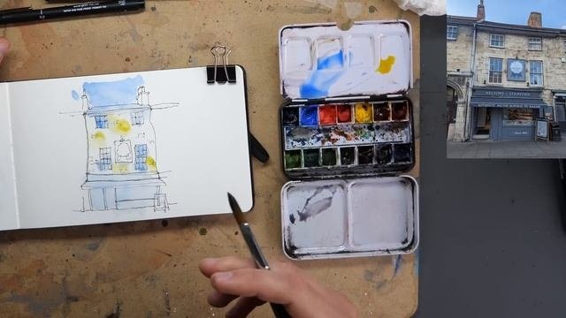 Urban Sketching For Beginners - Step By Step - Tutorial