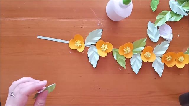 Цветочная композиция на стену