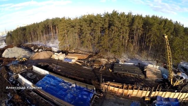 #Строительство путепровода тоннельного типа / ул. Дальняя - Московское шоссе #Samara смотреть онлайн