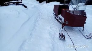 как вытащить застрявший снегоход