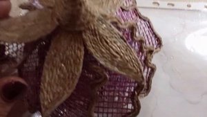 М. К. . Делаю цветы из джута. Часть 3.