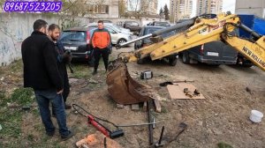 Замена втулок и ремонт гидроцилиндра на New Holland lb 115b