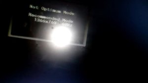 Как исправить?? Not optimum mode recomend mode 1366x768