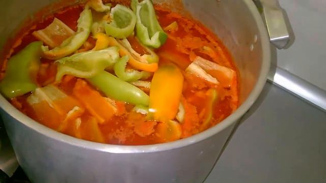 Самое вкусное Лечо на Зиму.Рецепт перца в томатном соусе на зиму.Лечо из перца и помидор консерваци смотреть онлайн