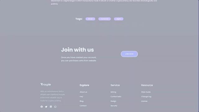 Prouple Crypto Website Template  Prouple Crypto Website Webflow Template Review 2023