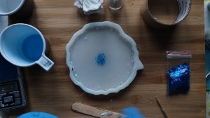 Цветок подстаканник из эпоксидной смолы