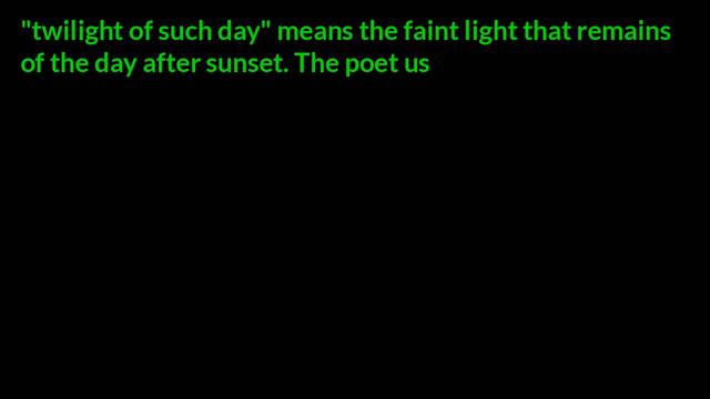 Sonnet 73 by William Shakespeare || Explanations of the Important Lines смотреть онлайн