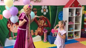 День Рождения, 5 лет, в гостях Рапунцель и друзья, распаковка подарков