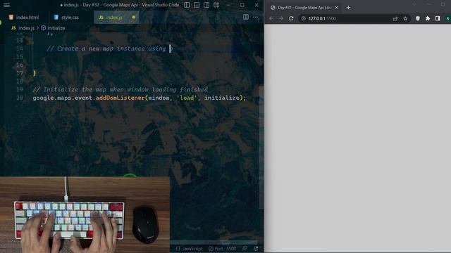 ASMR Programming - Google Maps in JavaScript - No Talking