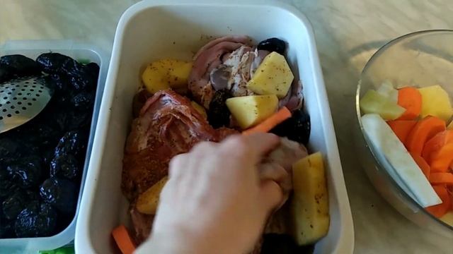 Супер нежное мясо кролика/Готовим кролика в духовке с овощами