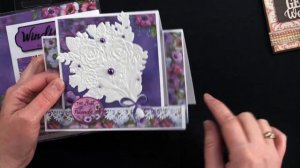 Card Ideas Using 3D Embossing Folders by Lisa Horton